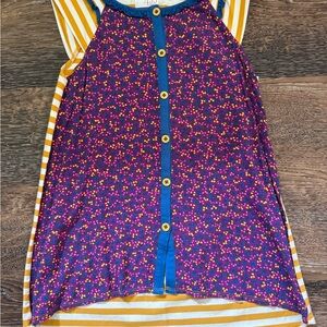 Matilda Jane Purple and Yellow Short Sleeve Tunic